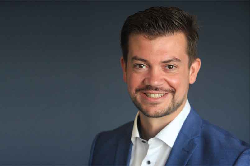 Das Foto zeigt Dr.-Ing. Christoph Baer (Foto: © RUB/Zeitel)