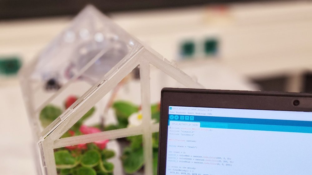 Schulprojekt Intelligentes Gewächshaus (© RUB/ETIT)